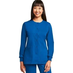 Grey's Anatomy Lab Coats & Jackets*Women's Jr. Fit 4 Pocket Warm Up Scrub Jacket