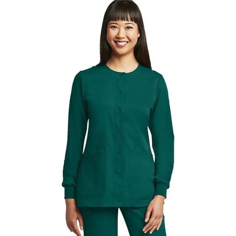 Grey's Anatomy Lab Coats & Jackets*Women's Jr. Fit 4 Pocket Warm Up Scrub Jacket