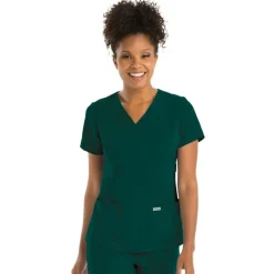 Grey's Anatomy Scrub Tops*Women's Junior Fit Mock Wrap Scrub Top