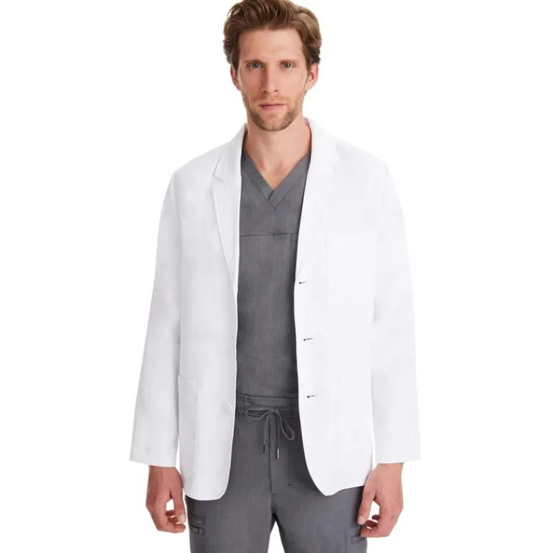Healing Hands Lab Coats & Jackets*Men's Leo 31" Consultation Labcoat White