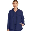 Healing Hands Quest Lab Coats & Jackets*Women's Brook Zip Front Utility Scrub Jacket