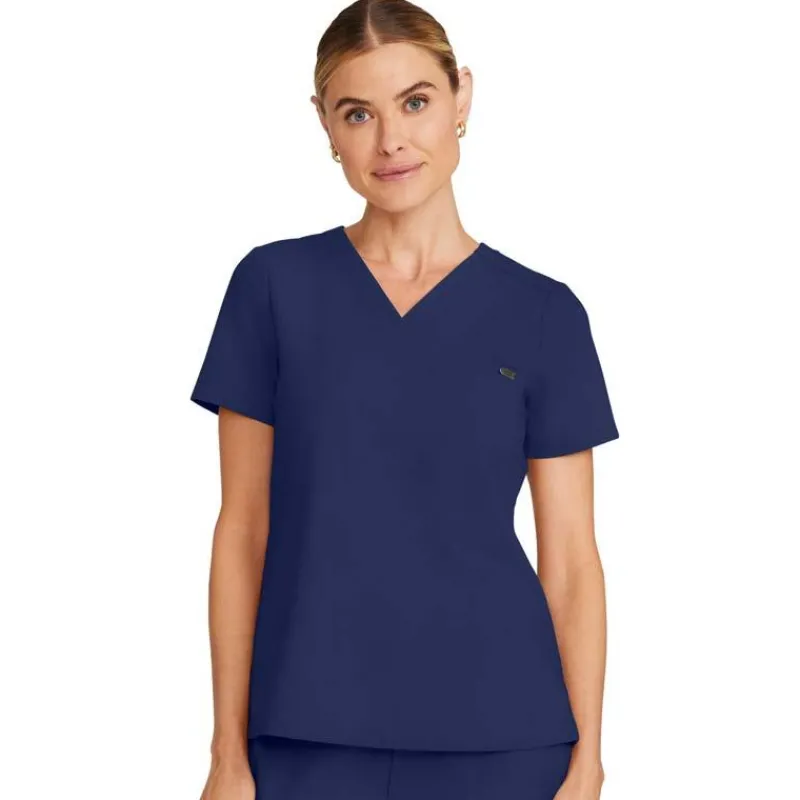 Healing Hands Quest Scrub Tops*Women's Billie V-Neck Tuck-In Scrub Top