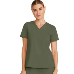 Healing Hands Quest Scrub Tops*Women's Billie V-Neck Tuck-In Scrub Top