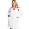 Healing Hands Lab Coats & Jackets*Women's Faye 38" Full Length Labcoat White