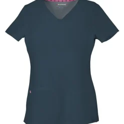 Heartsoul Scrub Tops*Women's Junior Fit Pitter-Pat Shaped V-Neck Scrub Top