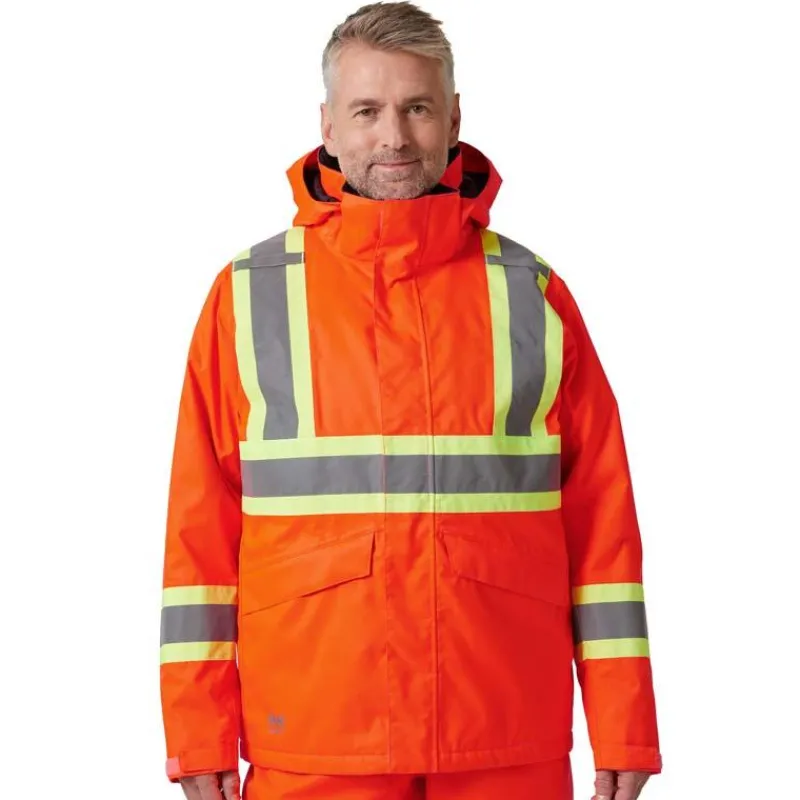 Helly Hansen Rain Jackets | Rain Gear*Men's Alta Hi-Vis Waterproof Insulated Jacket