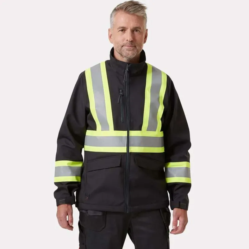 Helly Hansen Jackets*Men's Hi Viz Class 2 CSA Alta Softshell Jacket