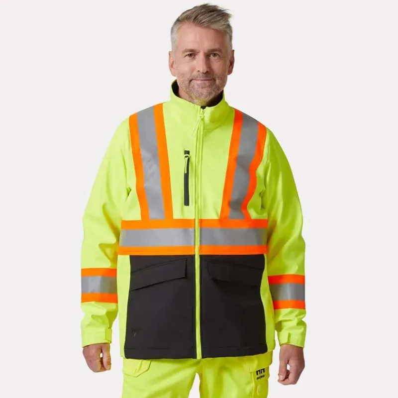 Helly Hansen Jackets*Men's Hi Viz Class 2 CSA Alta Softshell Jacket