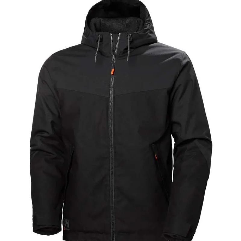 Helly Hansen Jackets*Men's Insulated Oxford Winter Jacket Black