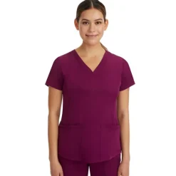 Healing Hands Scrub Tops*HH Works by Women's Monica V-Neck Scrub Top