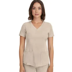 Healing Hands Scrub Tops*HH Works by Women's Monica V-Neck Scrub Top