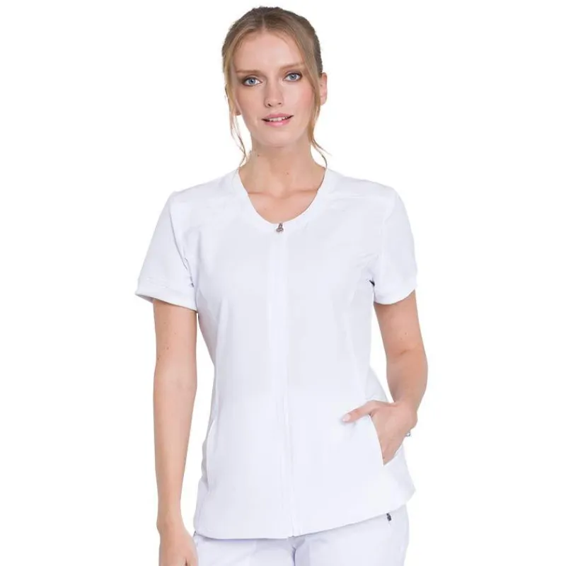 Infinity Scrub Tops*By Cherokee Women's Zip Front Scrub Top