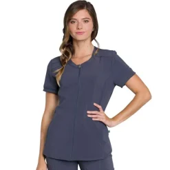 Infinity Scrub Tops*By Cherokee Women's Zip Front Scrub Top