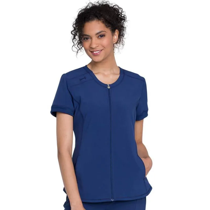 Infinity Scrub Tops*By Cherokee Women's Zip Front Scrub Top