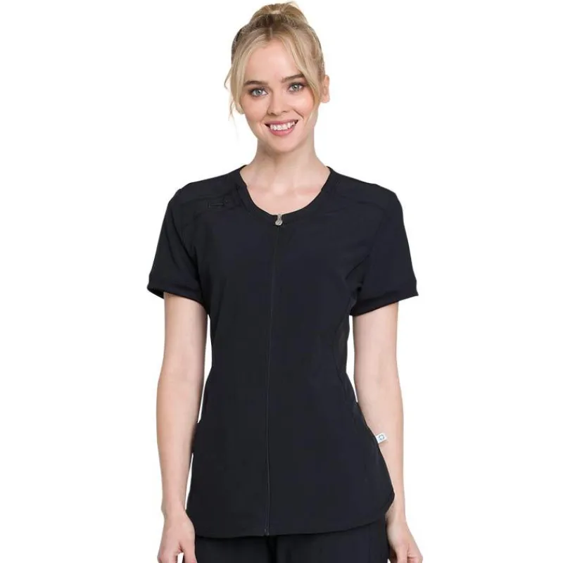 Infinity Scrub Tops*By Cherokee Women's Zip Front Scrub Top