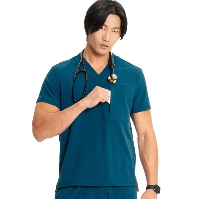Infinity GNR8 Scrub Tops*Men's V-Neck Scrub Top
