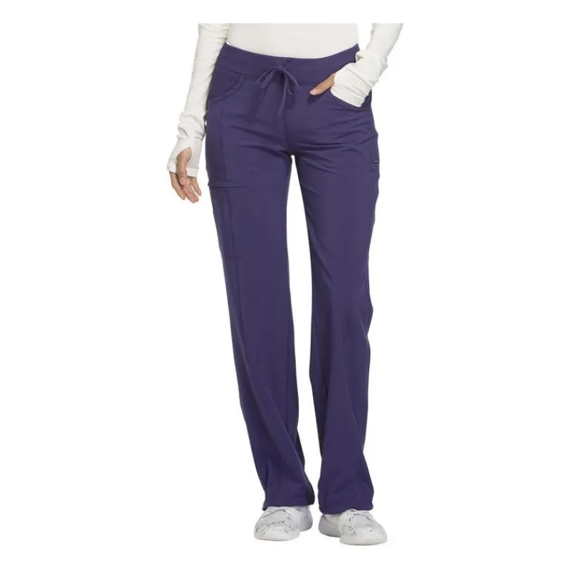 Infinity Scrub Pants*Women's Low Rise Straight Leg Drawstring Scrub Pants-Petite