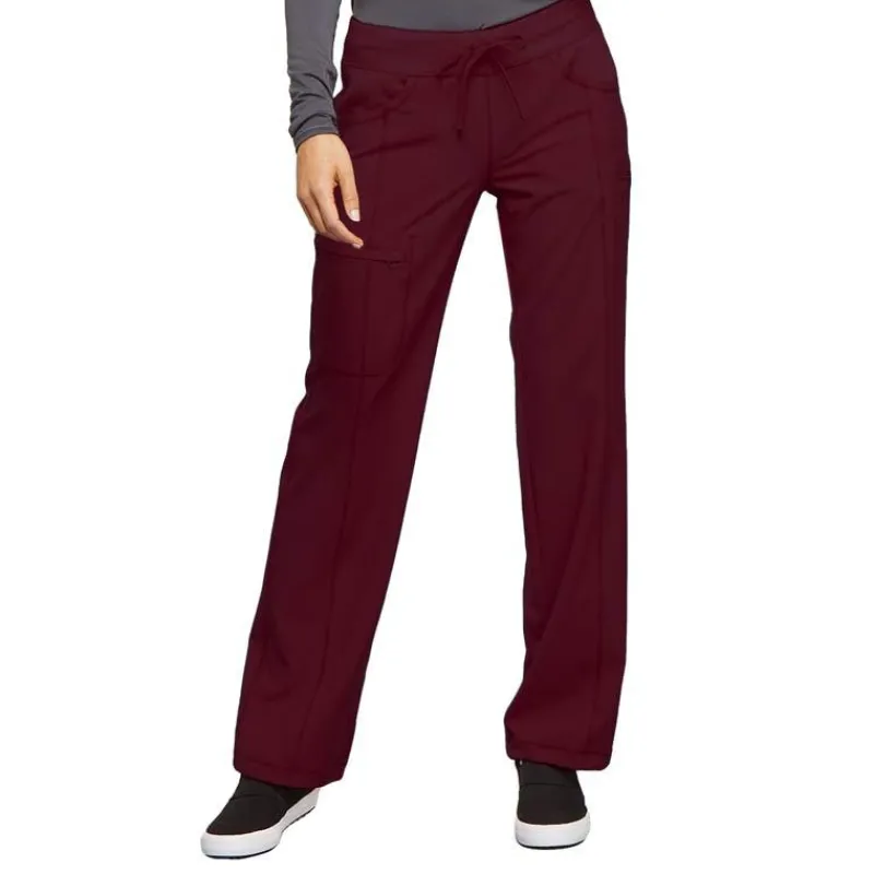 Infinity Scrub Pants*Women's Low Rise Straight Leg Drawstring Scrub Pants-Petite
