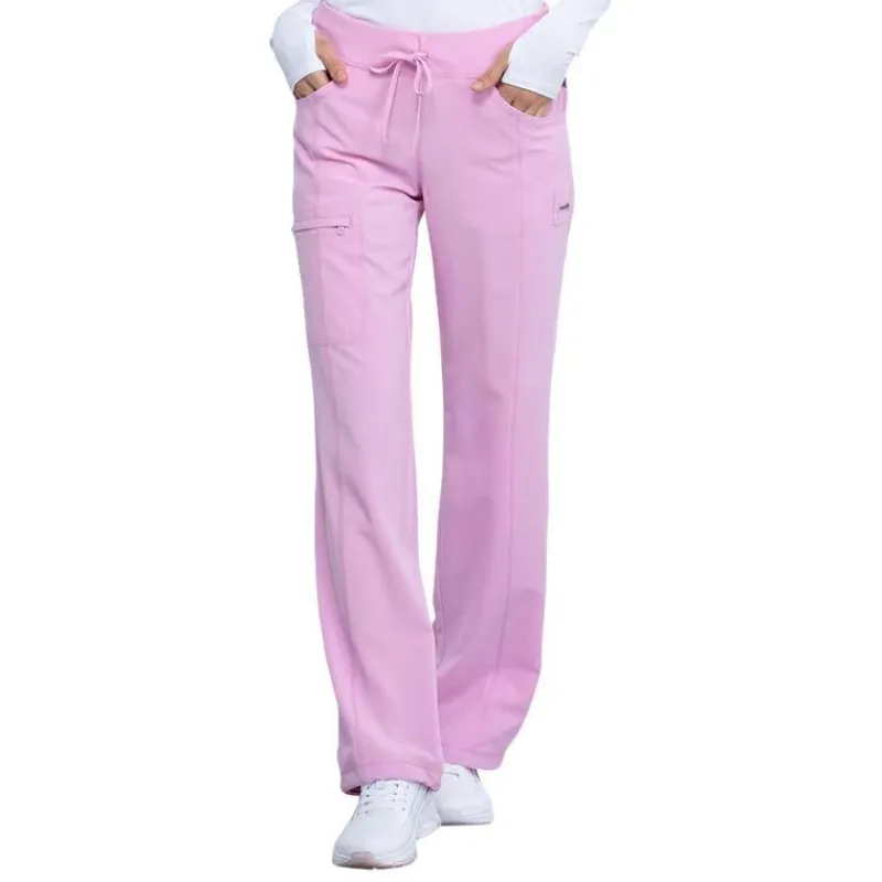 Infinity Scrub Pants*Women's Low Rise Straight Leg Drawstring Scrub Pants-Petite
