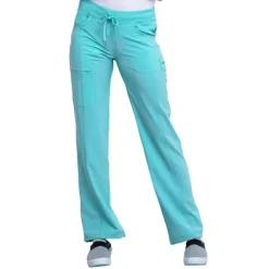 Infinity Scrub Pants*Women's Low Rise Straight Leg Drawstring Scrub Pants
