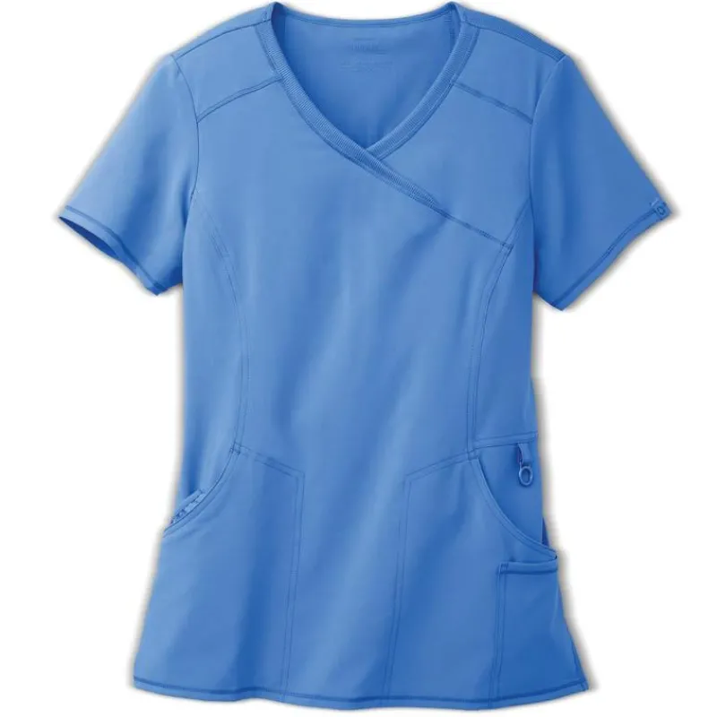 Infinity Scrub Tops*Women's Mock Wrap Scrub Top