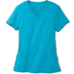Infinity Scrub Tops*Women's Mock Wrap Scrub Top