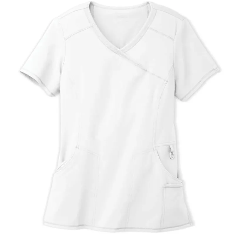 Infinity Scrub Tops*Women's Mock Wrap Scrub Top