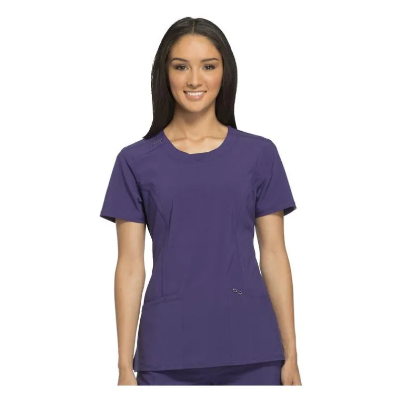 Infinity Scrub Tops*Women's Round Neck Scrub Top