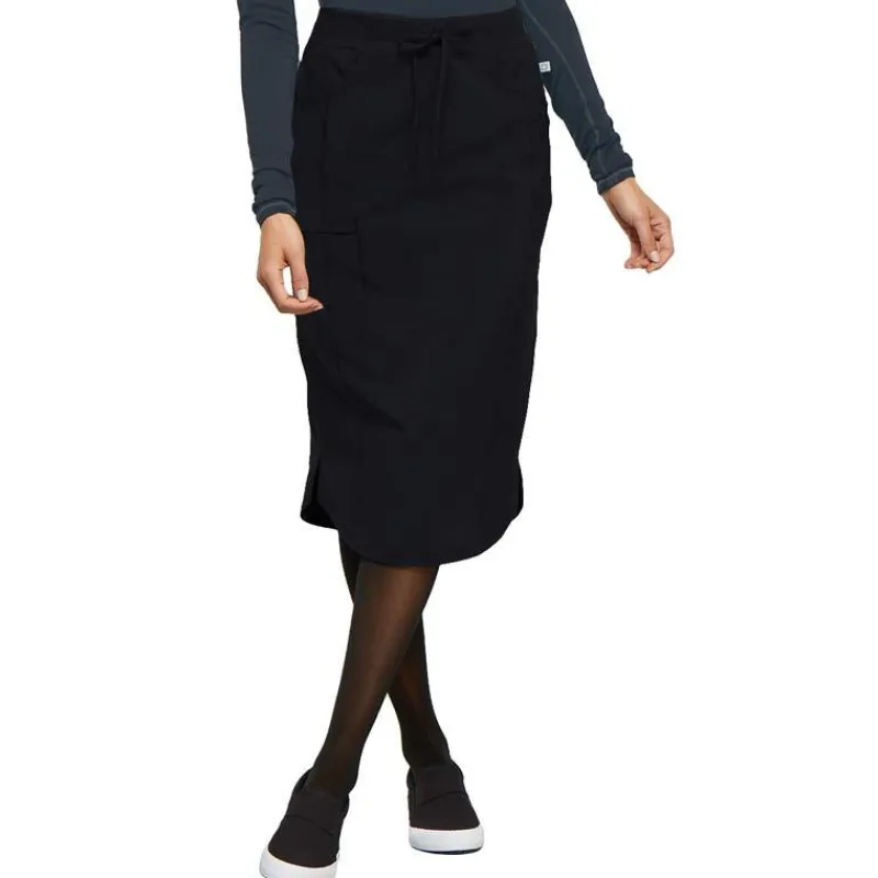 Infinity Dresses & Skirts*Women's Tapered Drawstring Scrub Skirt