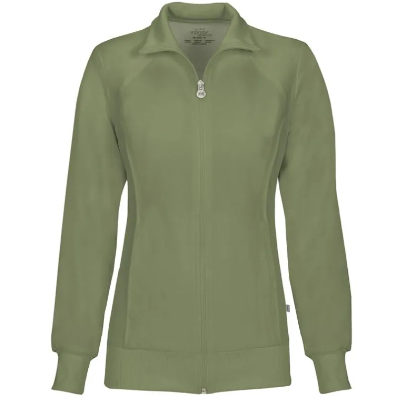 Infinity Lab Coats & Jackets*Women's Zip-Front Warm-Up Scrub Jacket