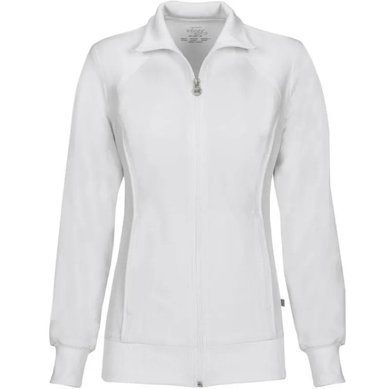 Infinity Lab Coats & Jackets*Women's Zip-Front Warm-Up Scrub Jacket