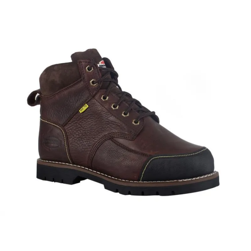 Iron Age Met Guard | Steel Toe*Dozer 6-Inch Metatarsal Guard Steel Toe Boots Brown