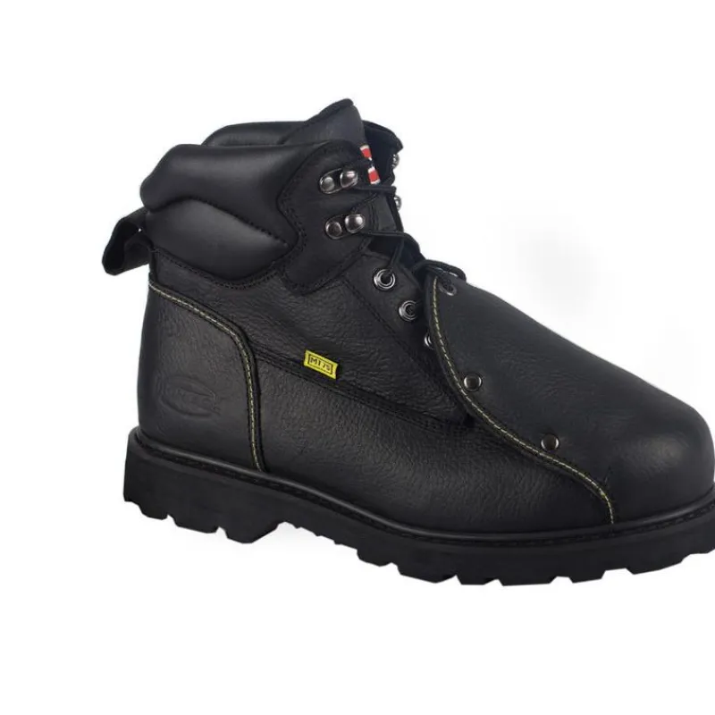 Iron Age Met Guard | Steel Toe*Ground Breaker 6-Inch Metatarsal Guard Steel Toe Boots Black