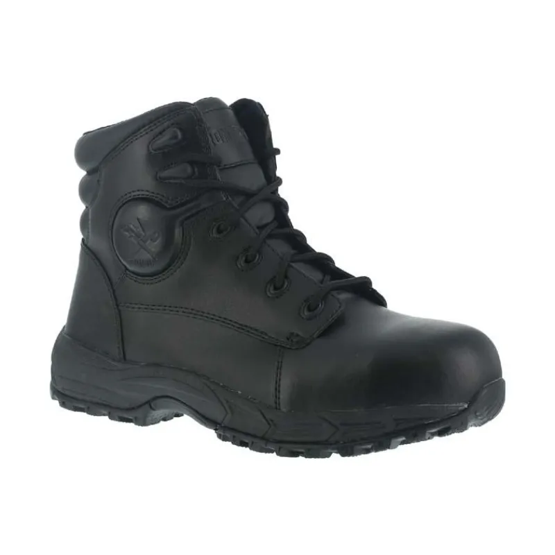 Iron Age Steel Toe | Work Boots*Men's 6" Ground Finish Steel Toe Work Boot Black