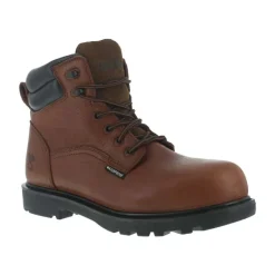 Iron Age Non-Steel Safety Toe | Work Boots*Men's 6" Hauler Composite Toe Waterproof Work Boot Brown