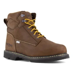 Iron Age Non-Slip Boots | Met Guard*Men's Groundbreaker 6" Steel Toe Met Guard Work Boot Brown