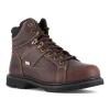 Iron Age Non-Slip Boots | Work Boots*Men's Groundbreaker 6" Steel Toe Internal Met Guard Work Boot Dark Brown