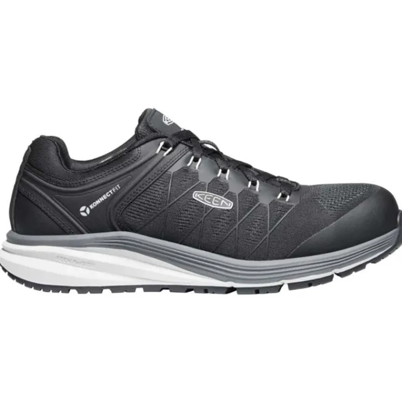 KEEN Utility Non-Slip Shoes | Athletic*KEEN Ultility Men's Vista Energy Carbon Toe ESD Athletic Work Shoe Vapor/black