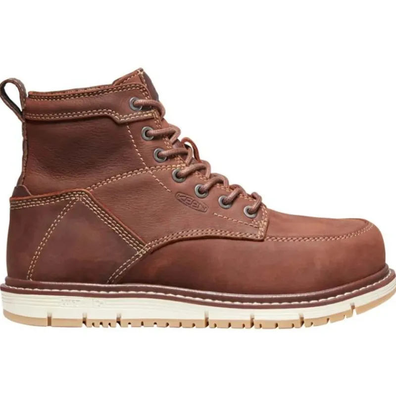 KEEN Utility Non-Slip Boots | Work Boots*KEEN Ultility Women's 6" San Jose Aluminum Toe Wedge Work Boot Gingerbread/gum