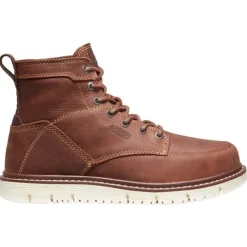 KEEN Utility Non-Slip Boots | Work Boots*KEEN Ultility Women's 6" San Jose Soft Toe Wedge Work Boot Gingerbread/off White
