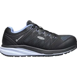 KEEN Utility Non-Slip Shoes | Athletic*KEEN Ultility Women's Vista Energy Carbon Toe Athletic Work Shoe Hydrangea/black