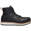 KEEN Utility Non-Slip Boots | Work Boots*Men's 6" San Jose Aluminum Toe Waterproof Work Boot Black/caramel Cafe