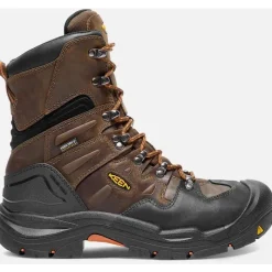 KEEN Utility Non-Slip Boots | Work Boots*Men's Coburg 8" Steel Toe Work Boots Cascade Brown/brindle