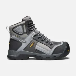 KEEN Utility Non-Slip Boots | Non-Steel Safety Toe*Men's Davenport 6" Insulated Composite Toe Work Boots Magnet/steel Grey
