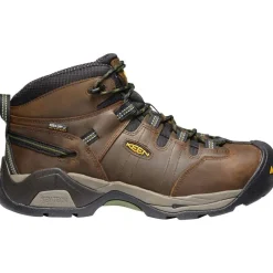 KEEN Utility Non-Slip Boots | Steel Toe*Men's Detroit XT Steel Toe Waterproof Mid Hiker Cascade Brown/bronze Green