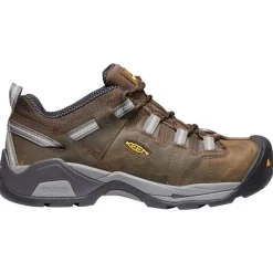 KEEN Utility Athletic | Non-Slip Shoes*Men's Detroit XT ESD Steel Toe Waterproof Athletic Work Shoe Cascade Brown/gargoyle