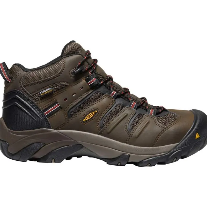 KEEN Utility Non-Slip Boots | Steel Toe*Men's Lansing Waterproof Steel Toe Mid Hiker Cascade Brown/shitake