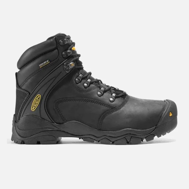 KEEN Utility Non-Slip Boots | Steel Toe*Men's Louisville 6" Steel Toe Work Boots Black