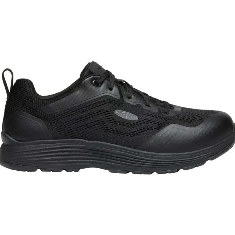KEEN Utility Athletic | Non-Slip Shoes*Men's Sparta II Aluminum Toe Athletic Work Oxford Black / Black