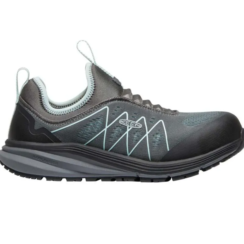 KEEN Utility Athletic | Non-Slip Shoes*Women's Vista Energy Shift Carbon-Fiber Toe Athletic Work Shoe Steel Grey/blue Glass